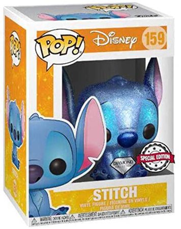 Amazon.com: Funko Pop! Disney: Lilo & Stitch - Stitch (Diamond Glitter Exclusive) #159 : Toys & Games