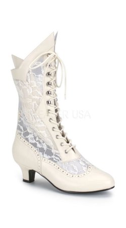 Lace Victorian Ankle Boot, Victorian Style Boots, Victorian Lace Up Boots - Yandy.com
