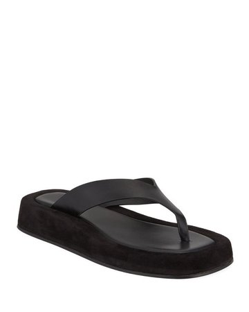 THE ROW Ginza Flip Flop