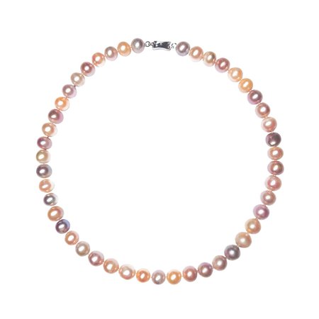 Ninemoo Multicoloured Pearl Necklace