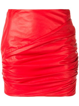 Versace Ruched Mini Skirt Ss19 | Farfetch.com