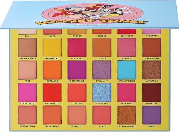 I Heart Revolution Looney Tunes Shadow Palette - Παλέτα σκιές ματιών, 30 χρωμάτων | Makeup.gr