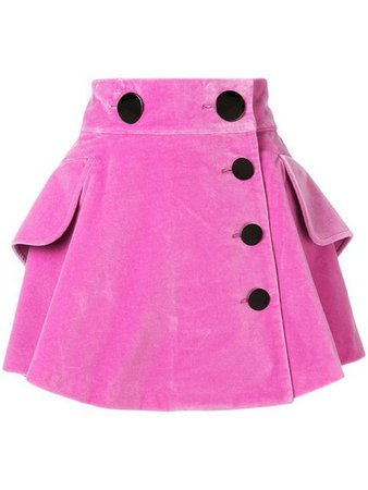 Alexander Wang Velvet Mini Skirt - Farfetch