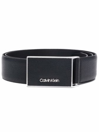 Calvin Klein logo-plaque Buckle Belt - Farfetch