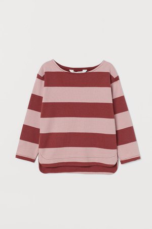 Cotton Jersey Top - Red