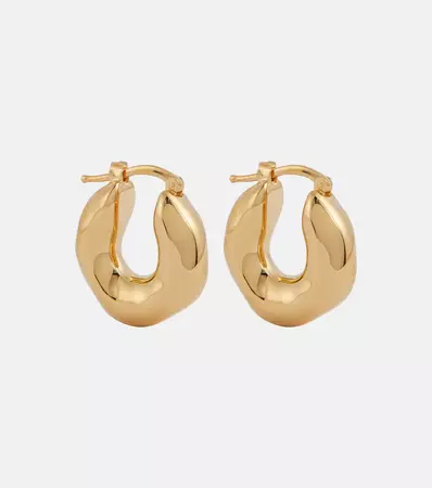 Hoop Earrings in Gold - Jil Sander | Mytheresa