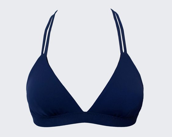 Navy Blue Bikini Top