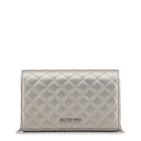 Clutch Bags | Shop Women's Love Moschino Grey Leather Clutch Bag at Fashiontage | JC4095PP16LO_0910-266836