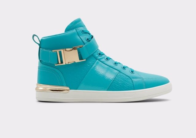 turquoise high tops