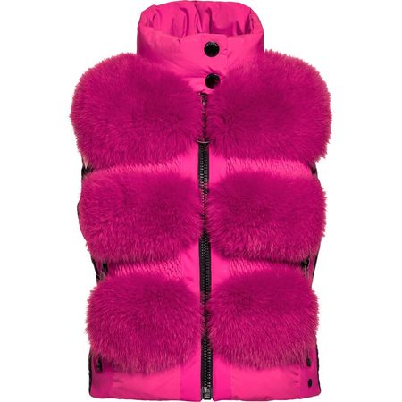 Goldbergh Foxy Faux Fur Vest Pink Snowinn - Online Store