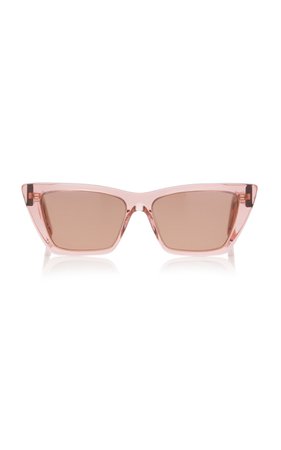 Mica Cat-Eye Acetate Sunglasses By Saint Laurent | Moda Operandi