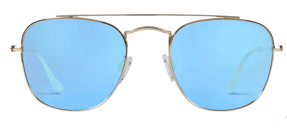 Blue tint sunglasses