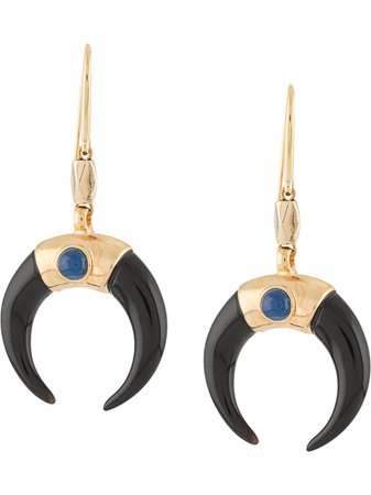 Isabel Marant Drop Crescent Horn Earrings - Farfetch