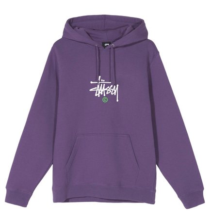 Purple Stussy Hoody