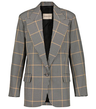Alexandre Vauthier - Checked cotton blazer | Mytheresa