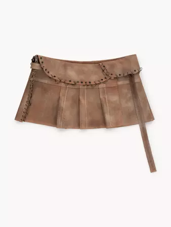 Helix Skirt Brown Bronze – KNWLS