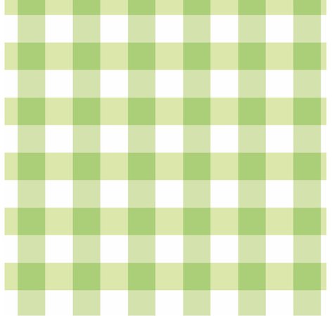 GREEN GINGHAM SQUARE