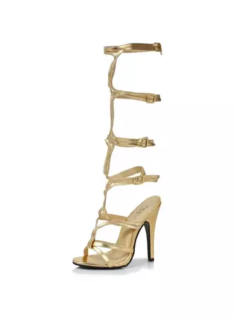 Gold Sandal Heels
