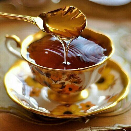 honey in your tea💛 shared by themalfoysdiary on We Heart It