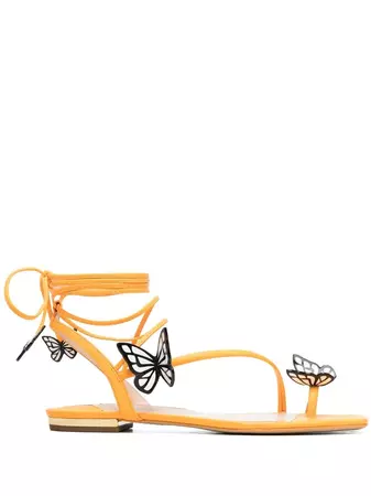 Sophia Webster Vanessa butterfly-detailed Flat Sandals - Farfetch