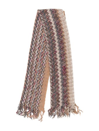 Missoni Knit Fringe Scarf - Accessories - MIS66739 | The RealReal