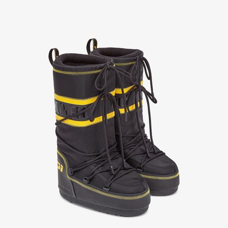 Black nylon boots - MOON BOOT X FENDI | Fendi