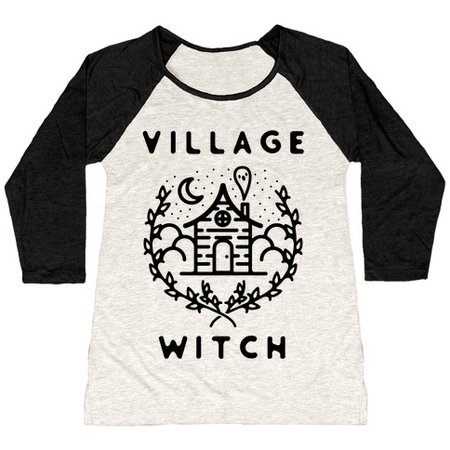 Village Witch Baseball Tee | LookHUMAN