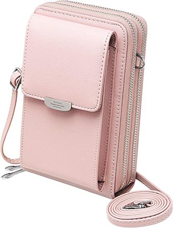 KUKOO Small Crossbody Phone Bags for Women Touch Screen Purse Wallet Mini Shoulder Handbag with Credit Card Slots: Handbags: Amazon.com