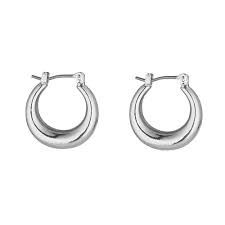 chunky silver earrings - Google Search