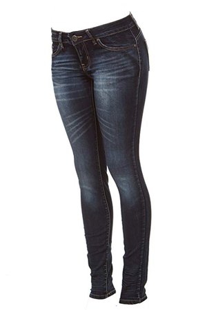 Cover Girl Women's Skinny Butt Shaping Low Rise Cute Sexy Dark Blue Washes at Amazon Women's Jeans store