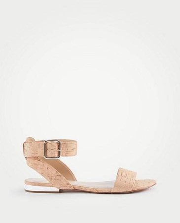 Farrah Cork Flat Sandals