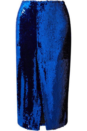 Sally LaPointe | Sequined tulle midi skirt | NET-A-PORTER.COM