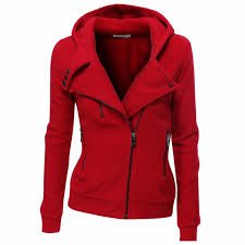 red hooded jacket - Google Search