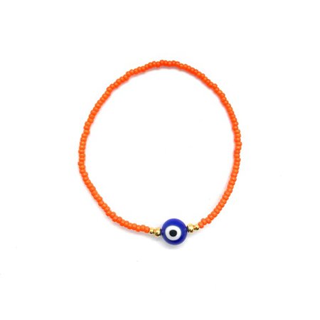 Jewelry | Blue And Orange Evil Eye Bracelet | Poshmark