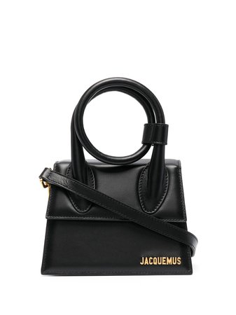Shop black Jacquemus mini trapeze two-way bag with Express Delivery - Farfetch