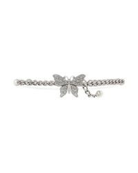 Lyst - Gucci Chain Belt With Crystal Butterfly in Metallic