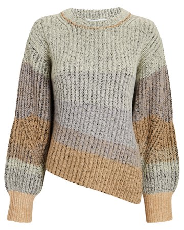 Jonathan Simkhai Alison Space Dye Rib Knit Sweater | INTERMIX®