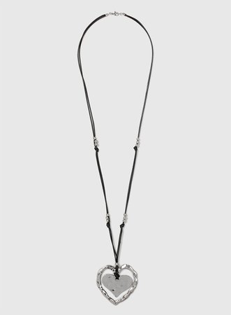 Black Cord Long Necklace - Jewellery - Accessories - Dorothy Perkins