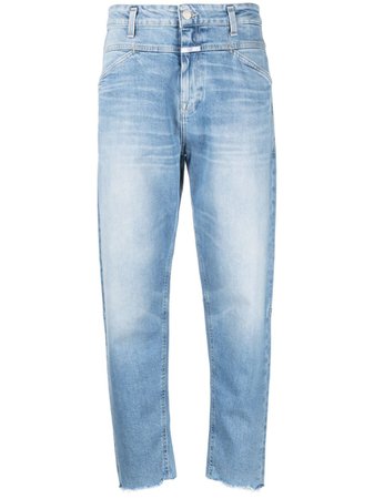 Closed tapered-leg raw-hem Jeans - Farfetch