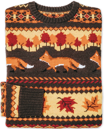 Kiel James Patrick fox knitted sweater