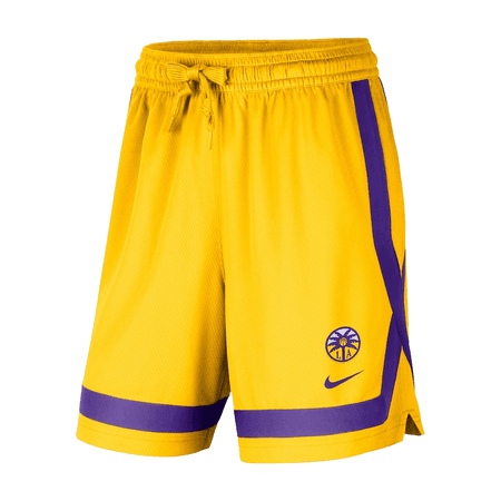Los Angeles Sparks Yellow Practice Basketball Shorts
