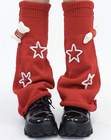 Red sock platform shoes/boots cr.pinterest