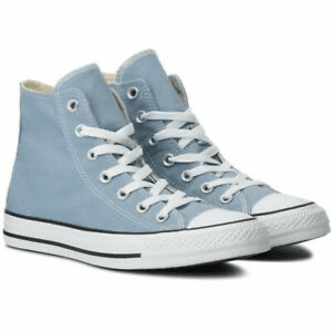 Converse Washed Denim High-Top Sneakers