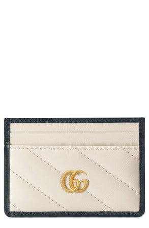 Gucci GG Torchon Matelassé Leather Card Case | Nordstrom