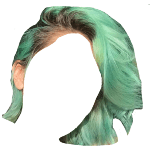 green hair png