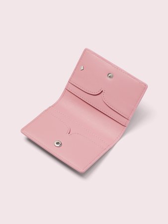 Women's rococo pink spademals money bunny bifold cardholder | Kate Spade New York GBP85 GBP49