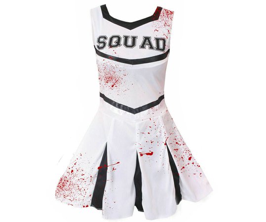 zombie cheerleader outfit costume