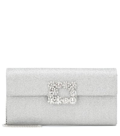 Clutch Envelope Flap Con Glitter | Roger Vivier - mytheresa