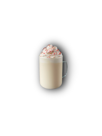 Starbucks White chocolate hot chocolate drink