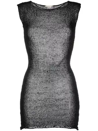 Paloma Wool open-knit Sleeveless Mini Dress - Farfetch